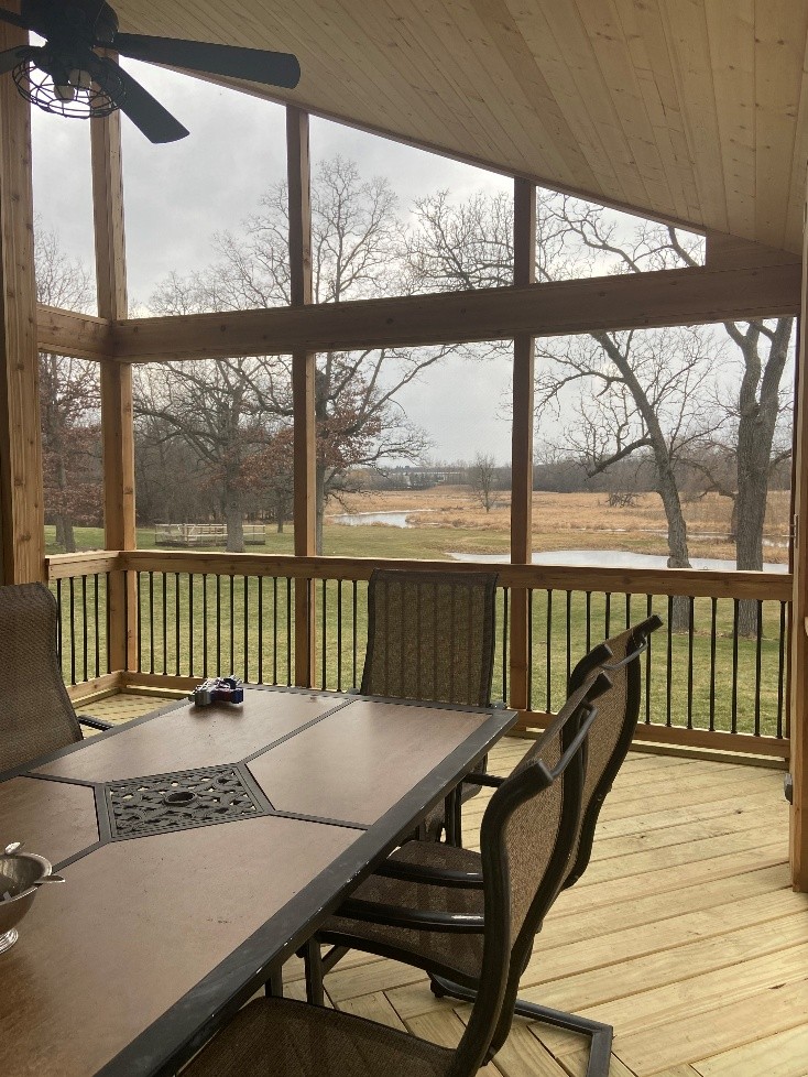 screened in porch